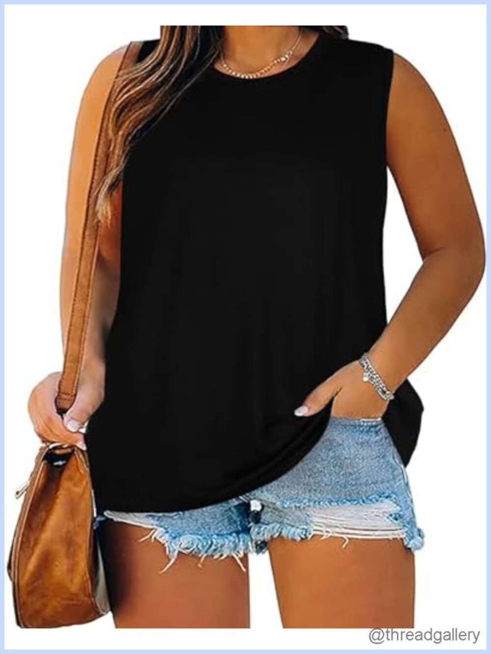 Plus Size Sleeveless Tank Top Loose Casual Graphic Summer Women's Shirt